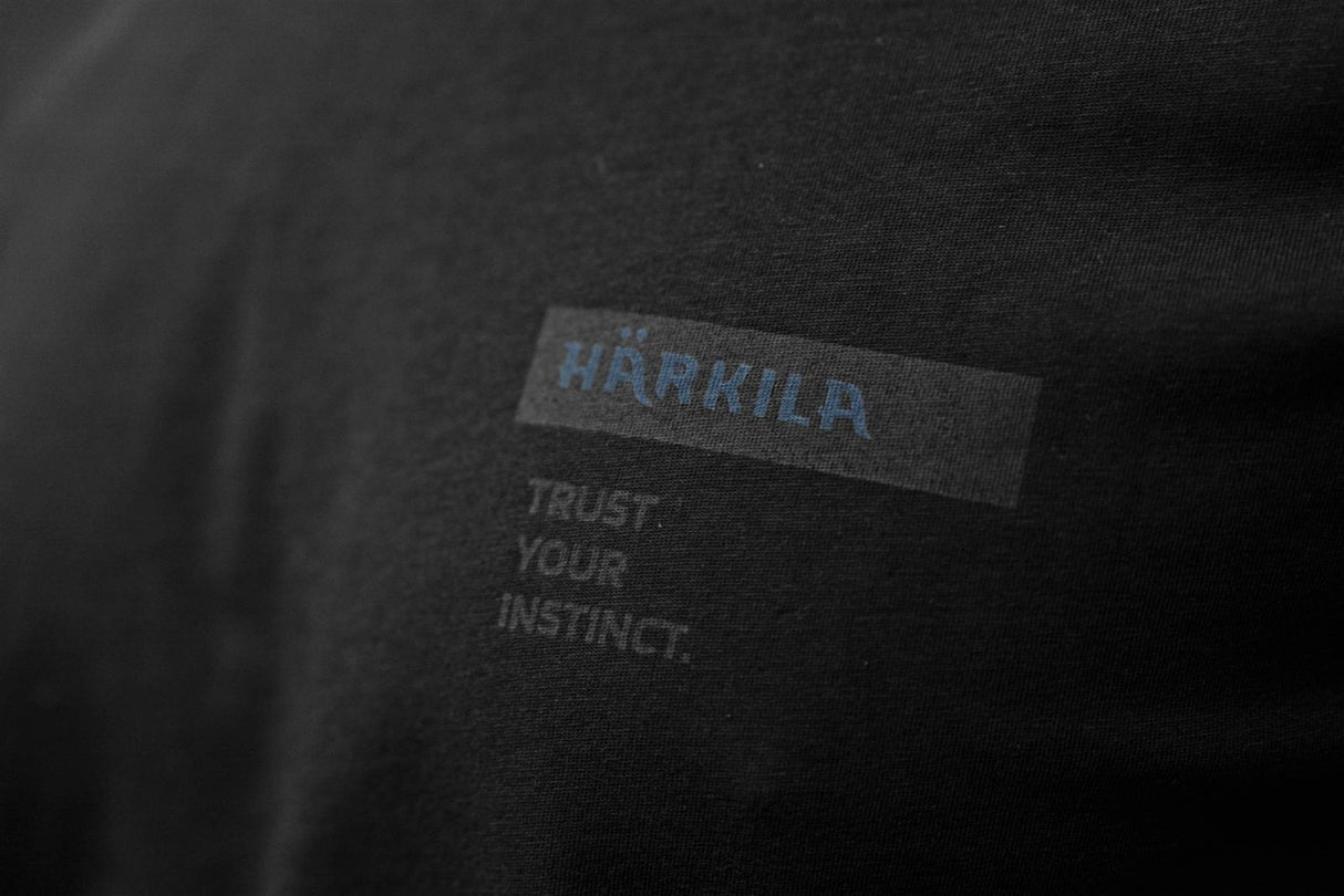 Härkila Logo Brand T-Shirt Herre - Anthracite/Sea Blue