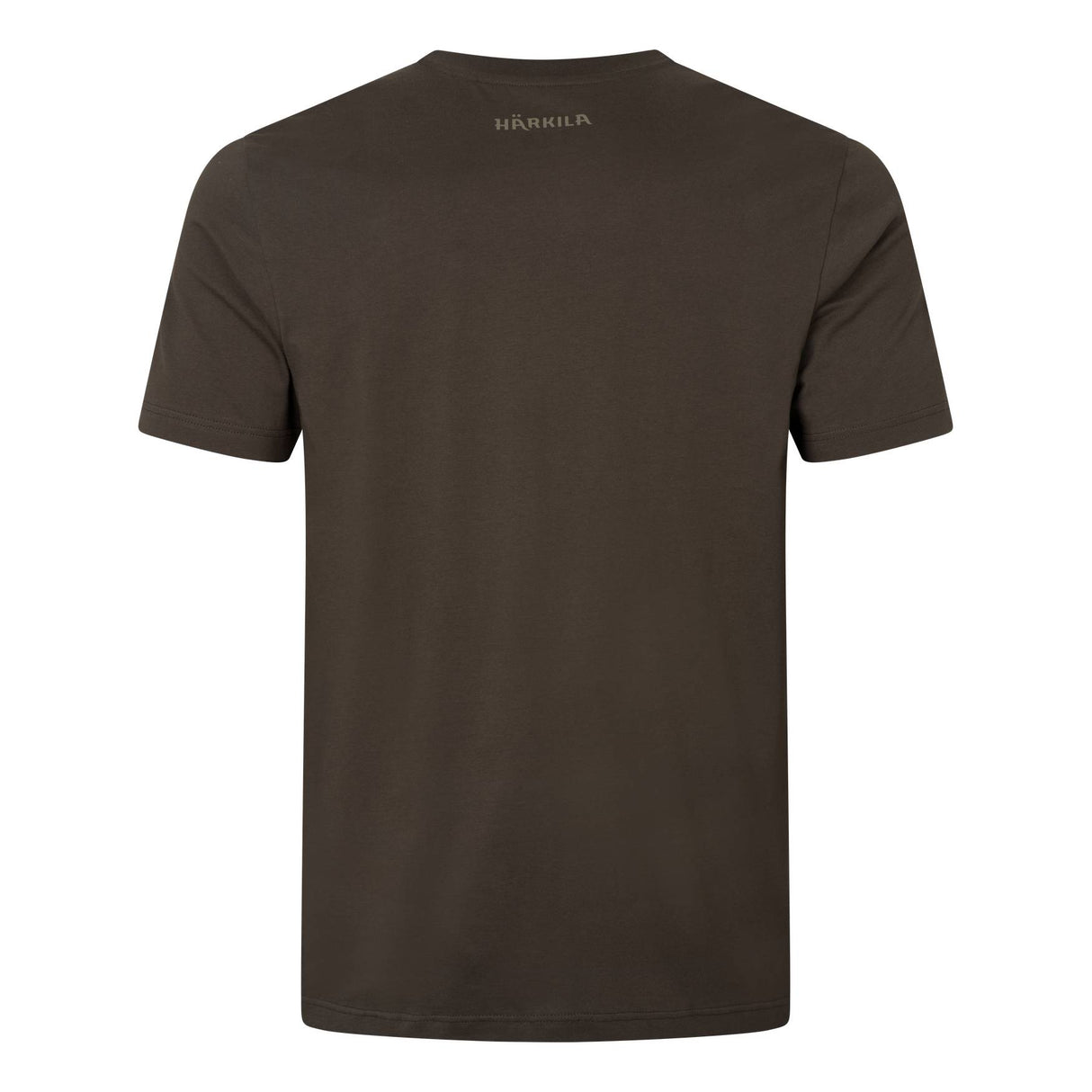 Härkila Logo Brand T-Shirt Herre - Shadow Brown/Tarmac