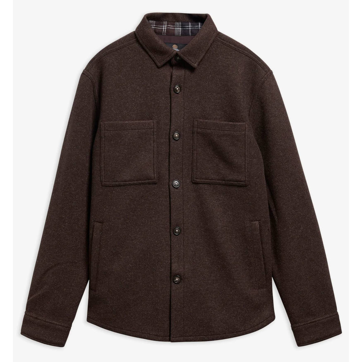 Barbour Marltown Tailored Overshirt - Herre - Dark Oak