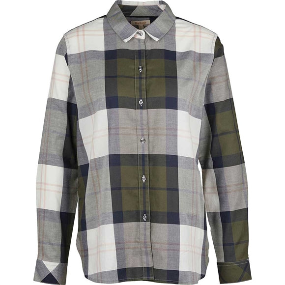 Barbour Moorland Shirt - Dameskjorte - Olive Check