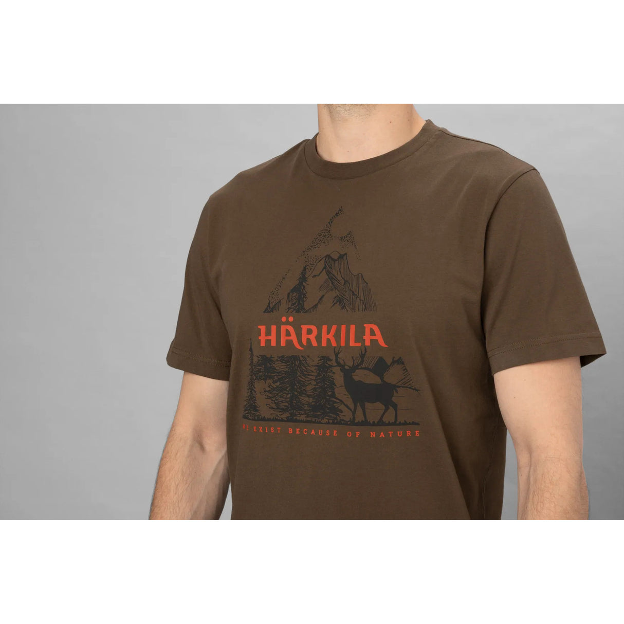 Härkila Nature S/S T-shirt - Herre - Slate Black