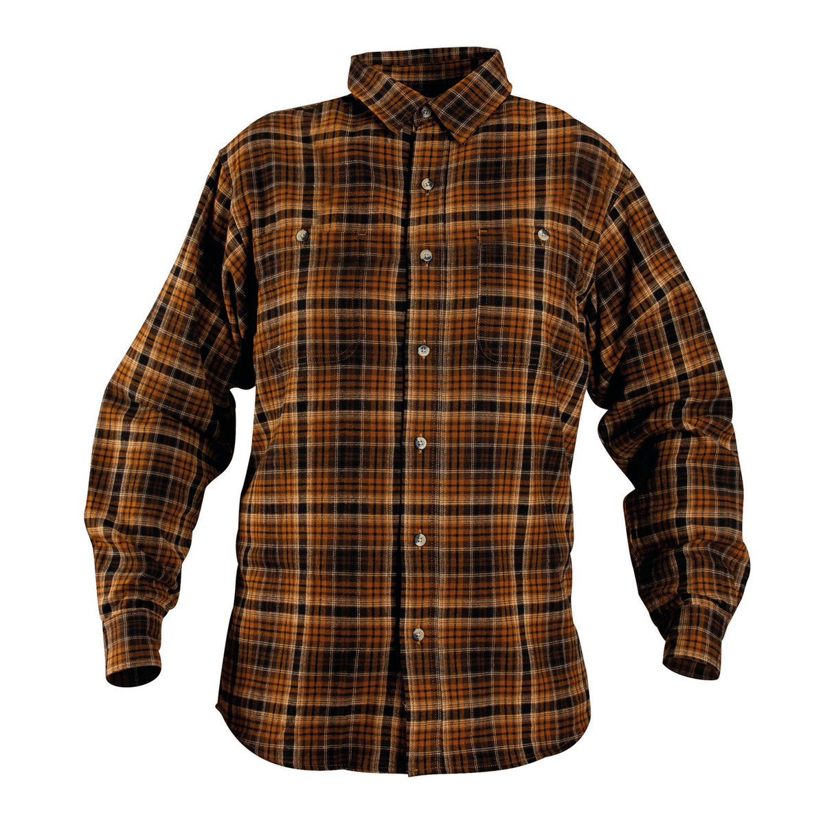 Nordhunt Nevada Flannel Skjorte - Herre - Tobacco/Black Check