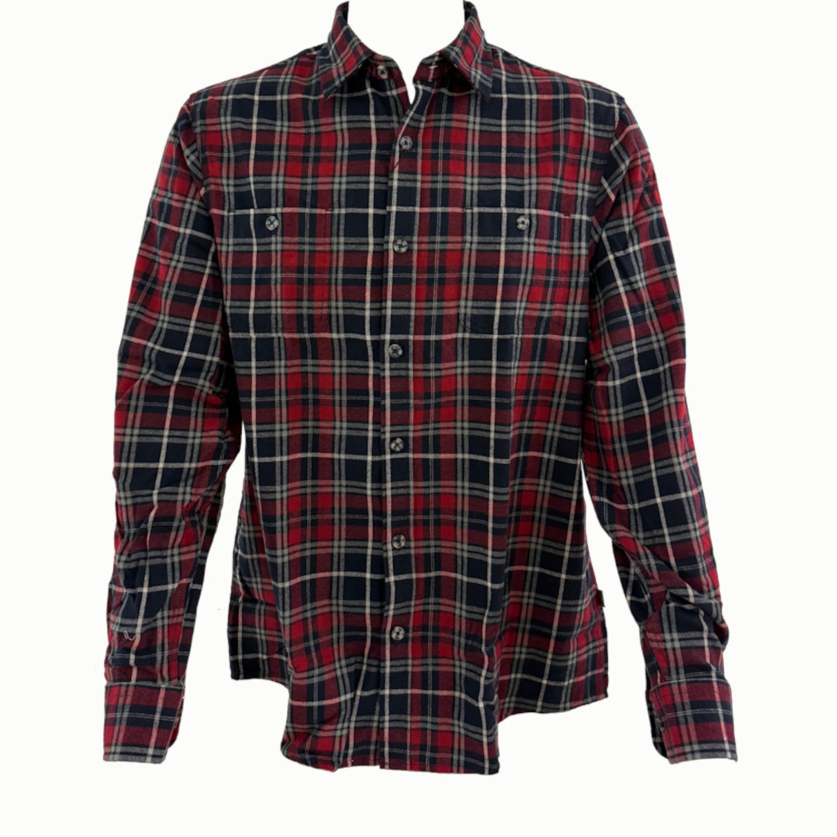 Nordhunt Nebraska Flannelskjorte - Herre - Red/Navy Check