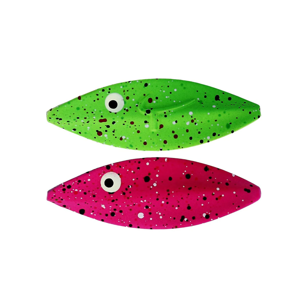 OG Lures Twister Gennemløber - Pink/Green Splat