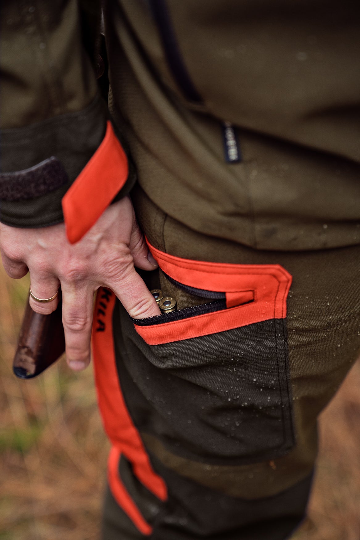 Härkila Pro Hunter Dog Keeper GTX Bukser - Herre - Willow Green/Orange