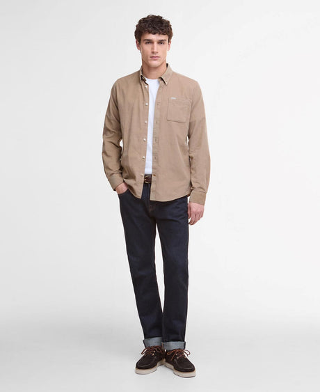 Barbour Ramsey Tailored Shirt - Herreskjorte - Washed Stone