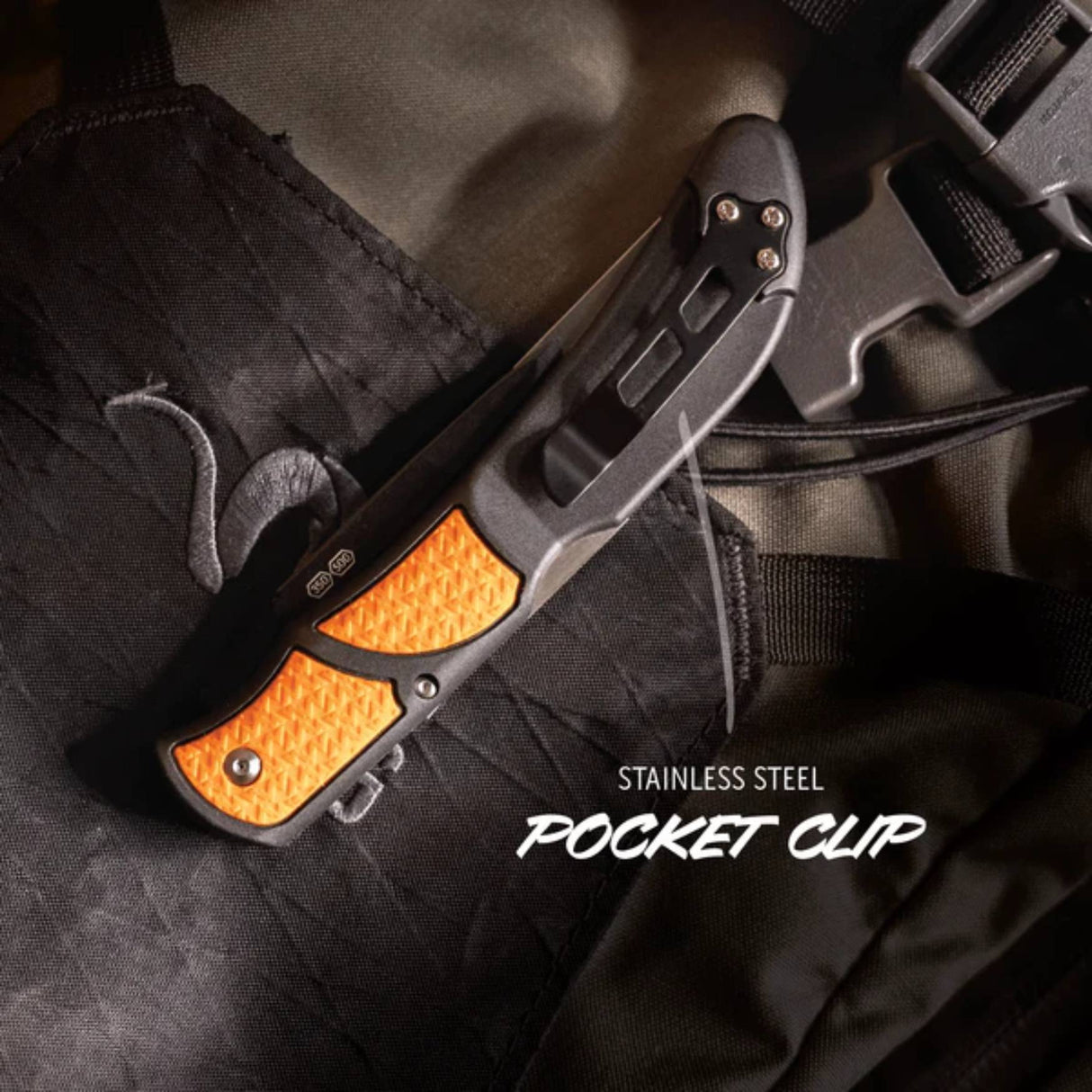 Outdoor Edge RazorBone 5" Foldekniv - Orange/Sort