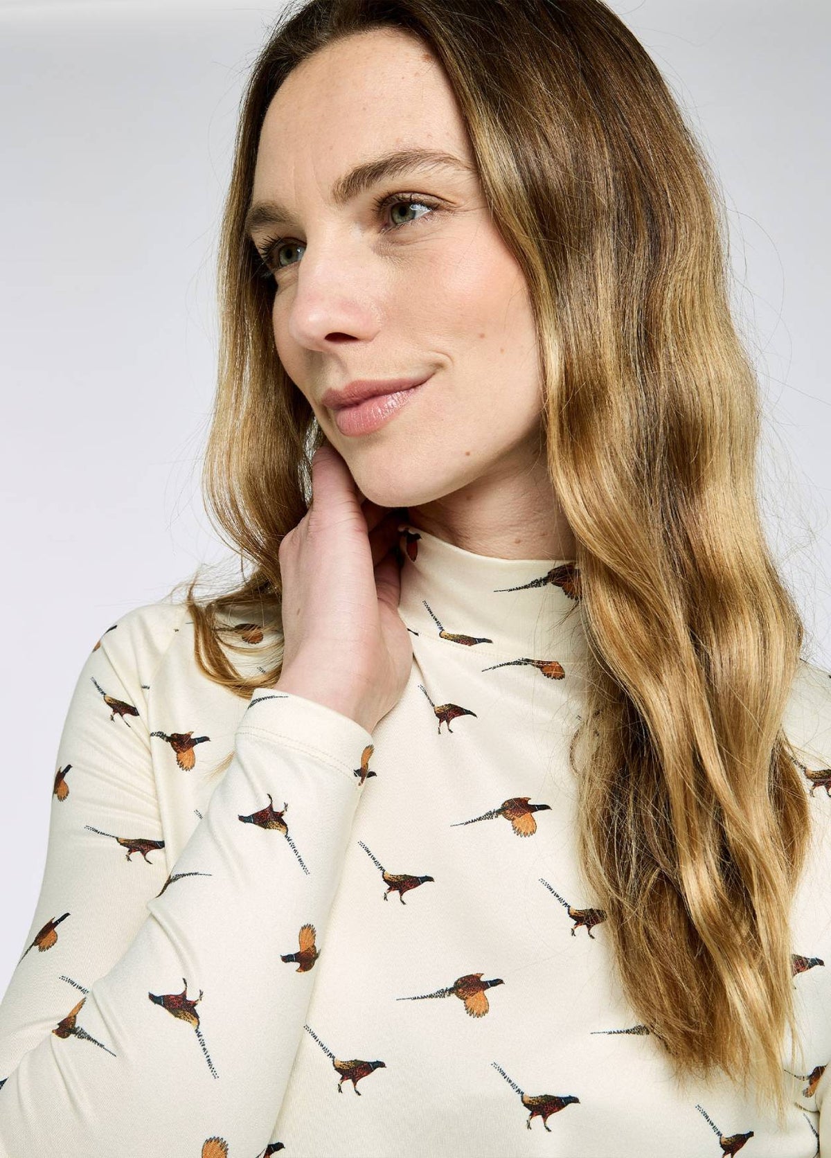 Dubarry Reynolds Mock L/S T-Shirt - Dame - Cream