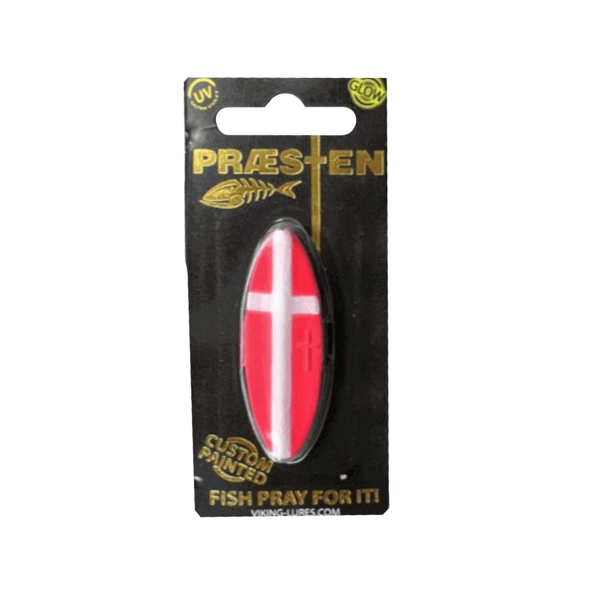 Præsten Classic Gennemløber - 7 g - Red/White Cross