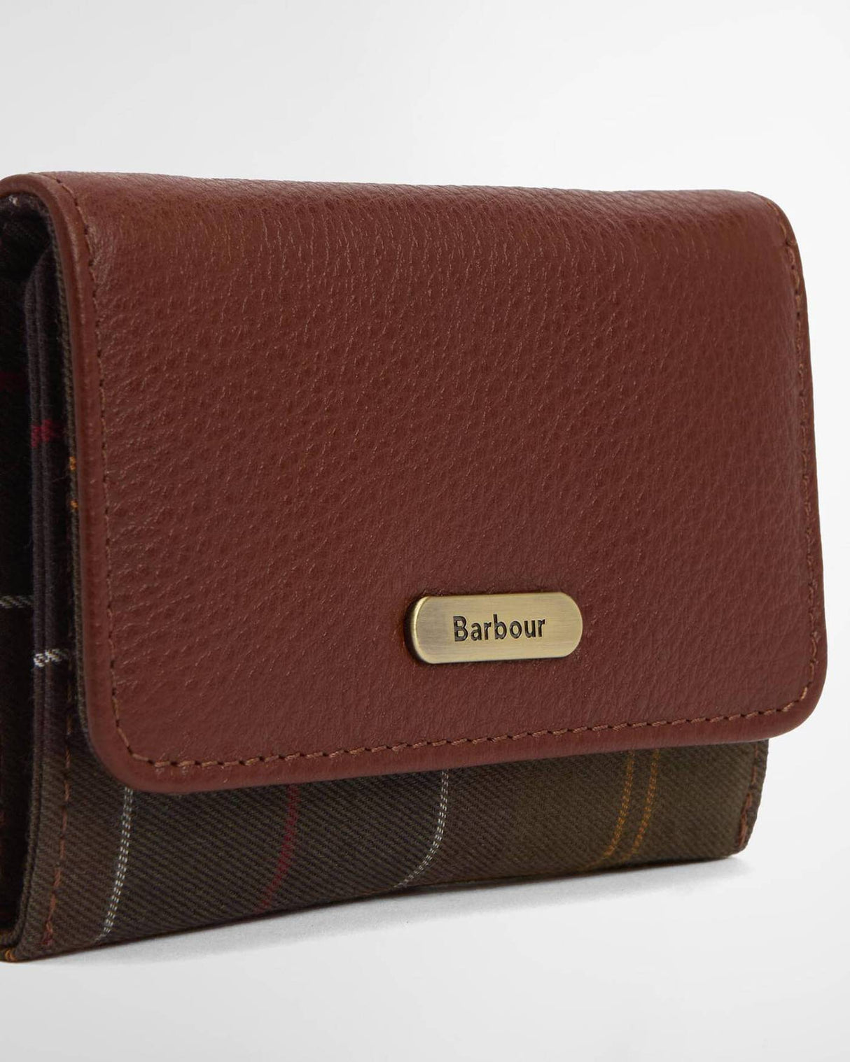Barbour Rosa Læderpung - Dame - Brown/Classic Tartan