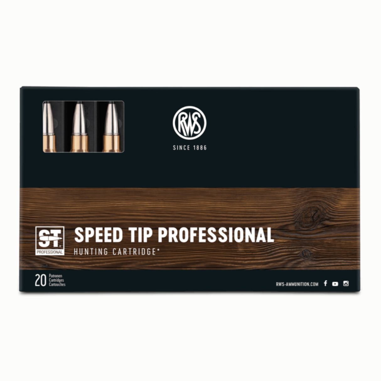 RWS Speed Tip Pro Short Rifle Riffelpatroner - Kal. 300 Win. Mag