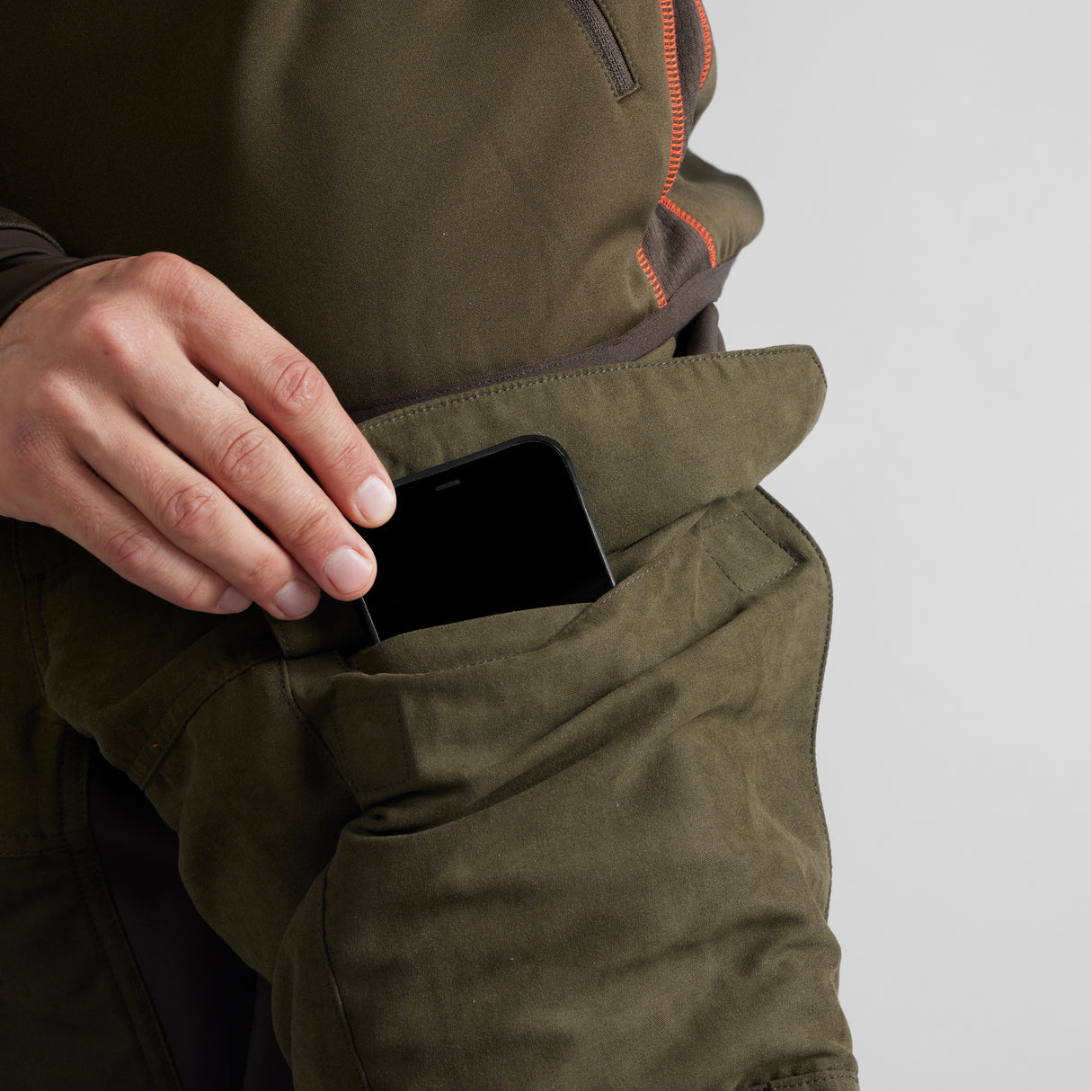 Härkila Scandinavian Bukser - Herre - Willow Green/Deep Brown 32"