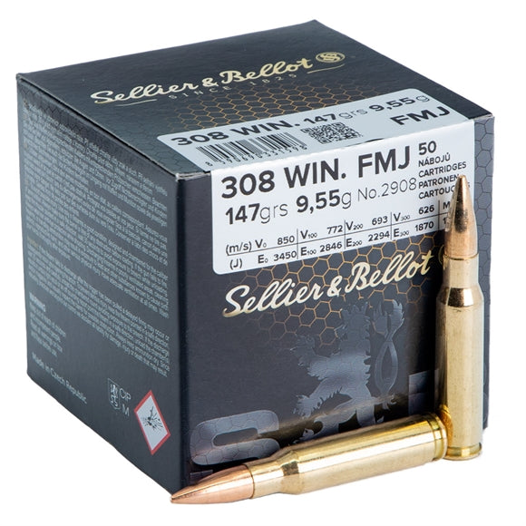 Sellier & Bellot Træningspatroner - Kal. 308 Win.