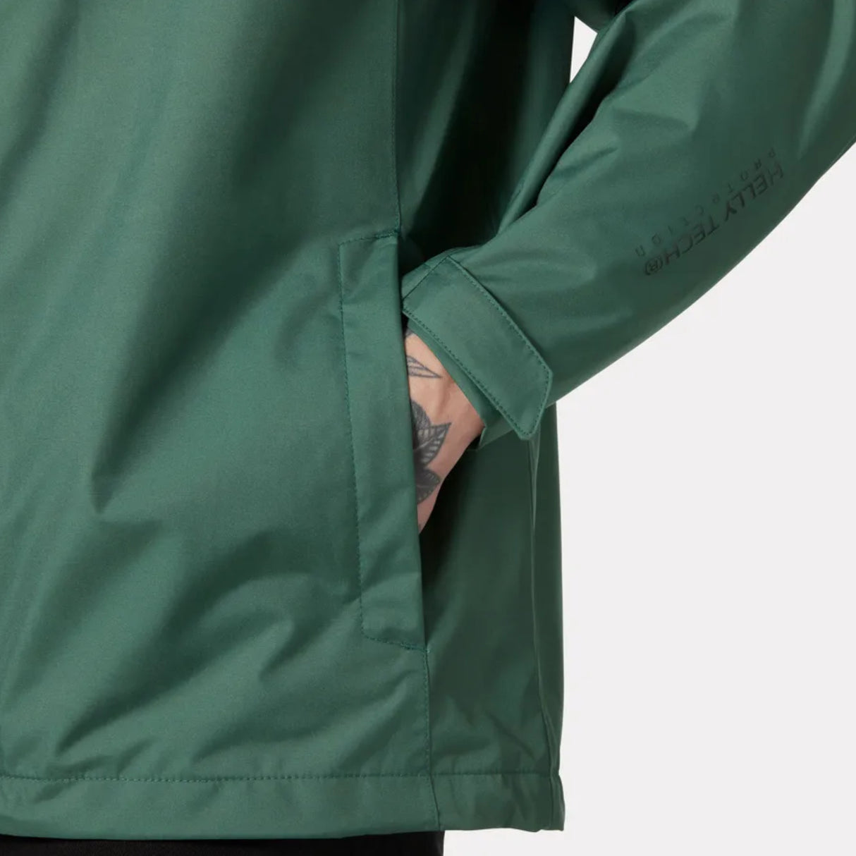 Helly Hansen Seven J Regnjakke - Herre - Jungle Green