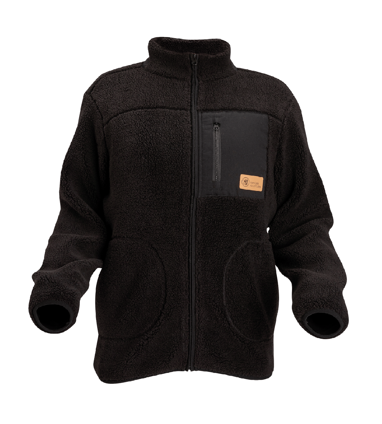 Nordhunt Snake River Pile Fleecejakke - Herre - Sort