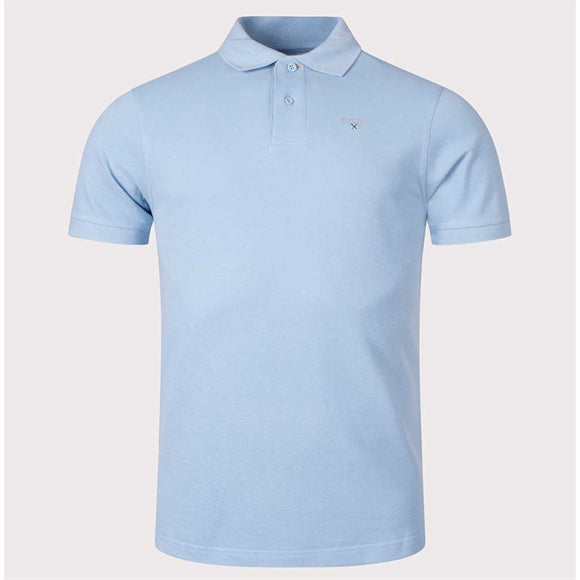 Barbour Sports Polo - Herre T-shirt - Sky