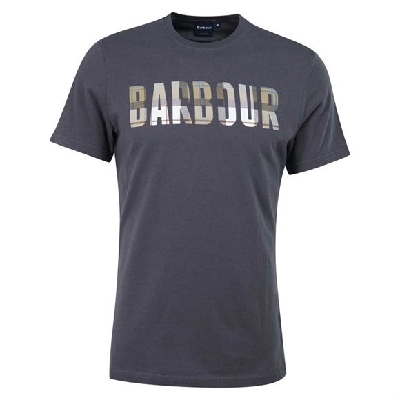 Barbour Thurso Tee - Herre T-shirt - Asphalt-Amble