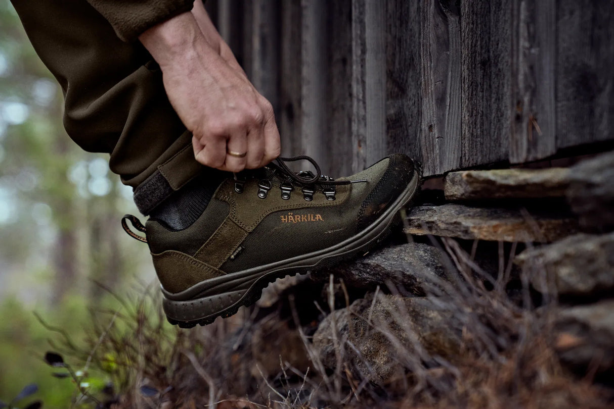 Härkila Trail Lace GTX Sko - Herre - Willow Green