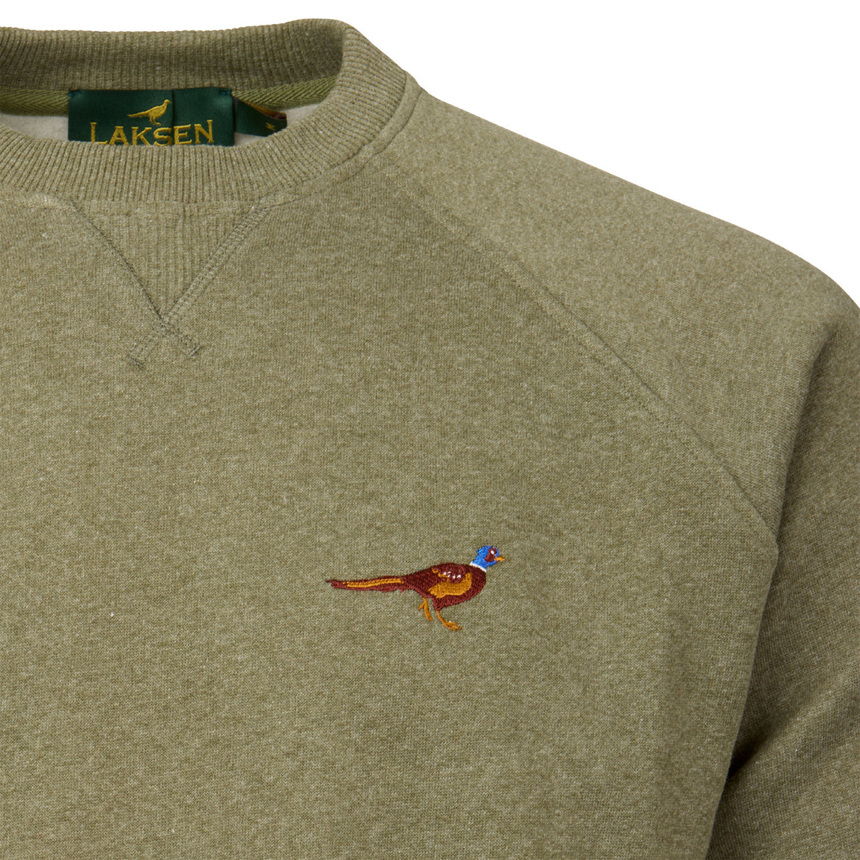 Laksen True Pheasant Logo Sweatshirt - Herre - Olive