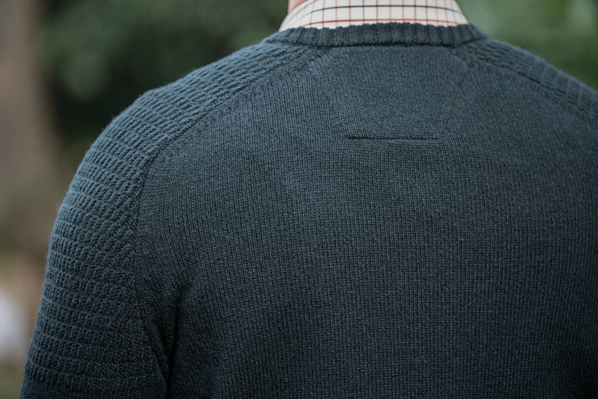 Härkila Vincent Merino V-neck Pullover Herre - Dark Navy