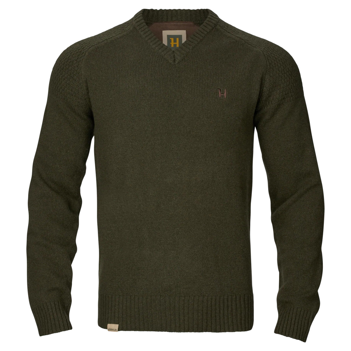 Härkila Vincent Merino V-Neck Pullover - Herre - Rosin