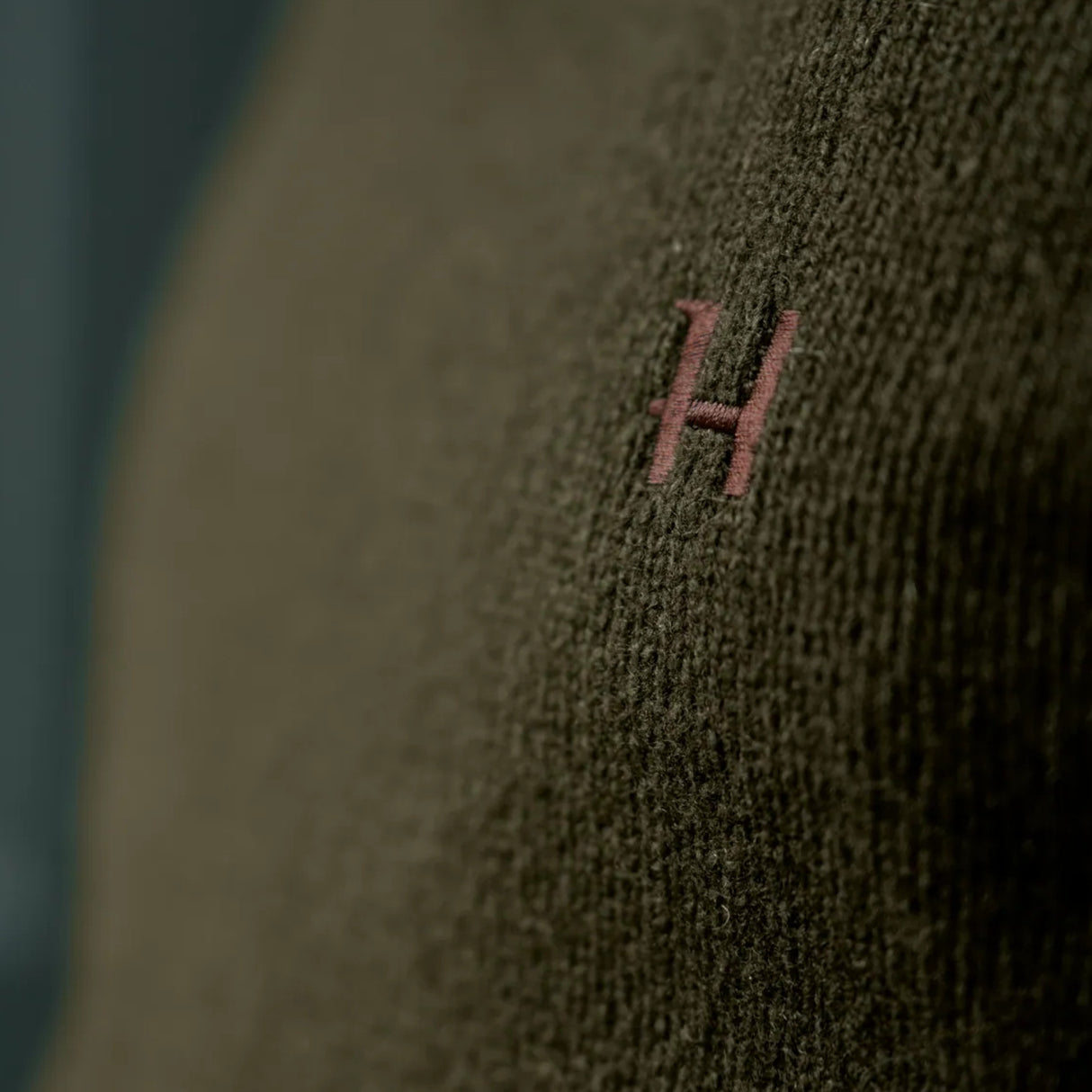 Härkila Vincent Merino V-Neck Pullover - Herre - Rosin