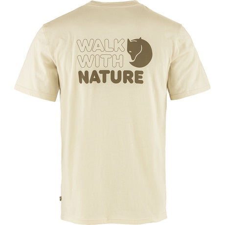 Fjällräven Walk With Nature T-Shirt M - Herre - Chalk White