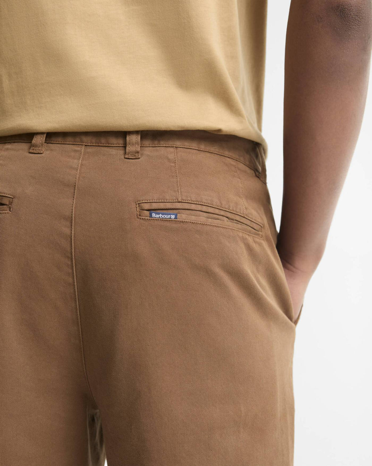 Barbour Washed Stretch Tailored Buks - Herre - Dark Sand