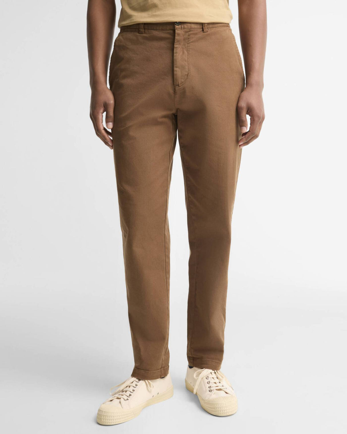 Barbour Washed Stretch Tailored Buks - Herre - Dark Sand