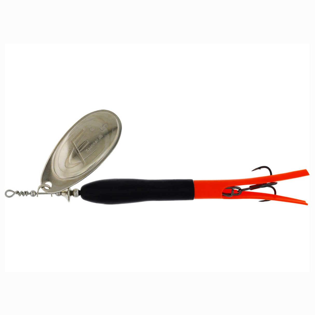 Westin FC-Spinner UpStream Black/Flou Orange Silver Blade