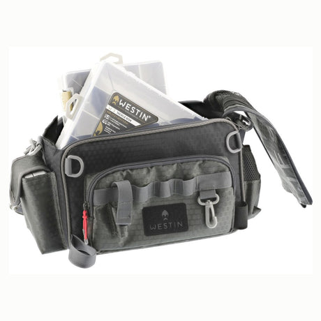 Westin W4 Super Finesse Fisketaske m. 3 æsker - Titanium Black