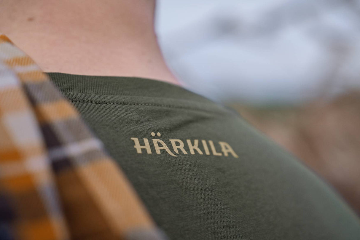 Härkila Wildboar Logo S/S T-Shirt Herre - Forest Night