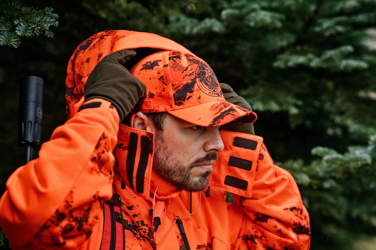 Härkila Wildboar Pro Blaze camo HWS Isoleret Jakke - Herre - AXIS MSP®CE Orange