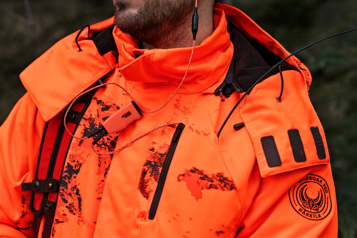 Härkila Wildboar Pro Blaze camo HWS Isoleret Jakke - Herre - AXIS MSP®CE Orange