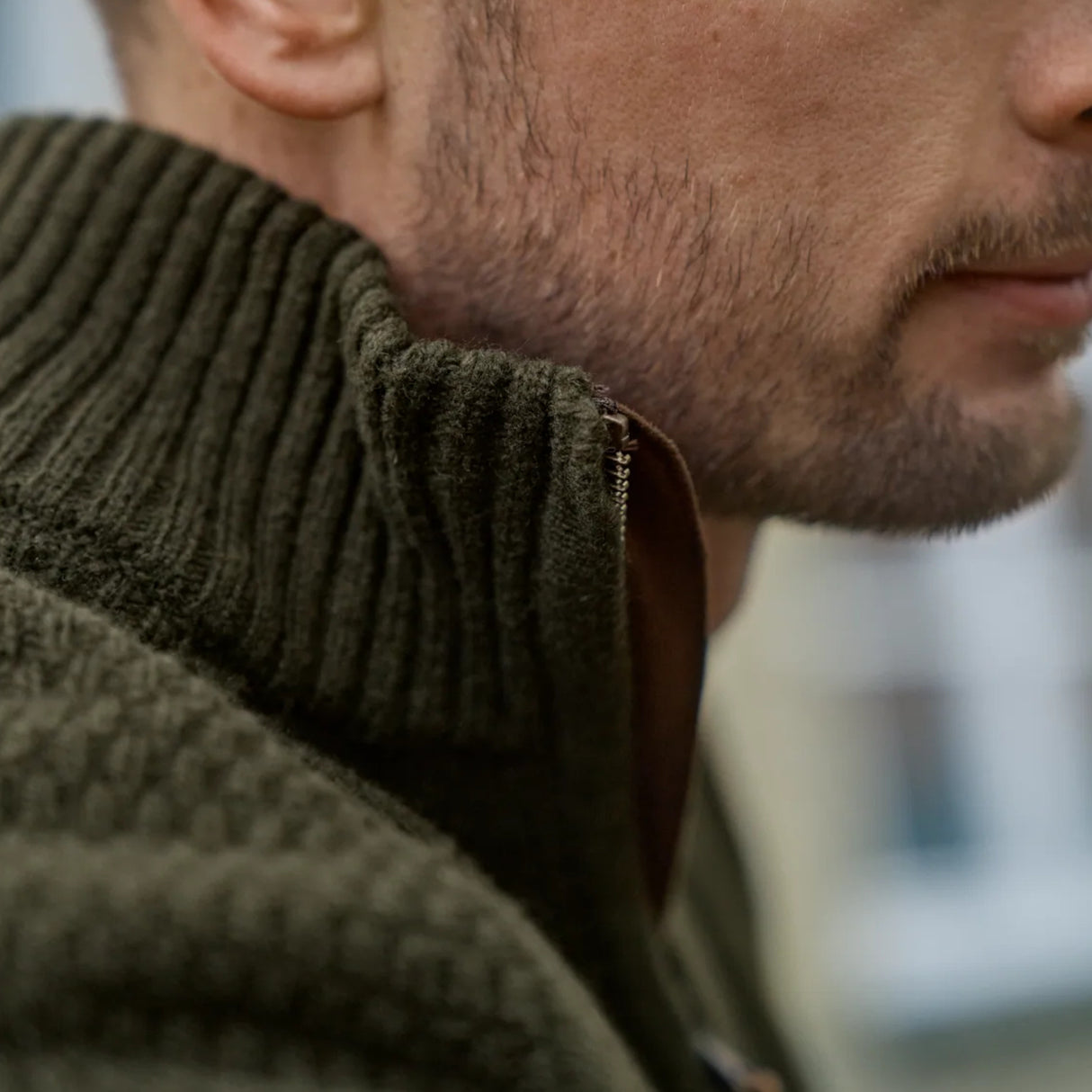 Härkila Vincent Merino Half Zip Pullover - Herre - Bombay Brown