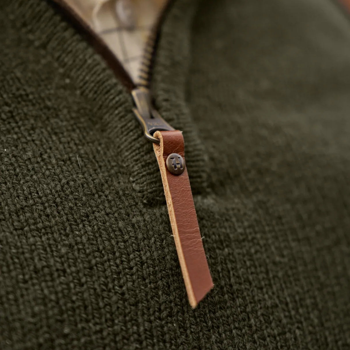 Härkila Vincent Merino Half Zip Pullover - Herre - Bombay Brown