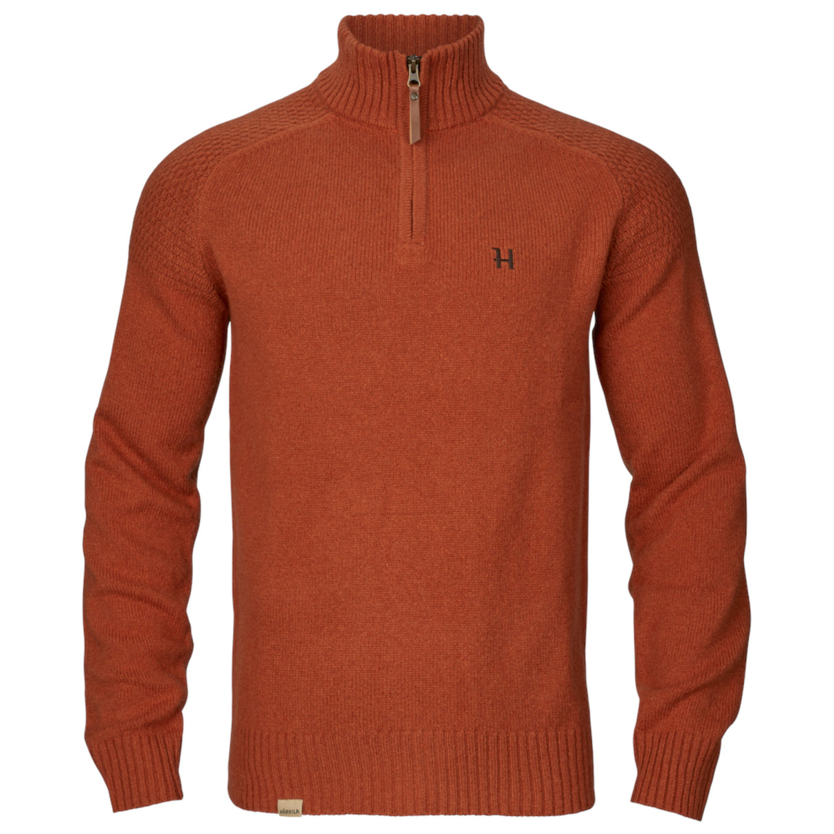 Härkila Vincent Merino Half Zip Pullover - Herre - Bombay Brown