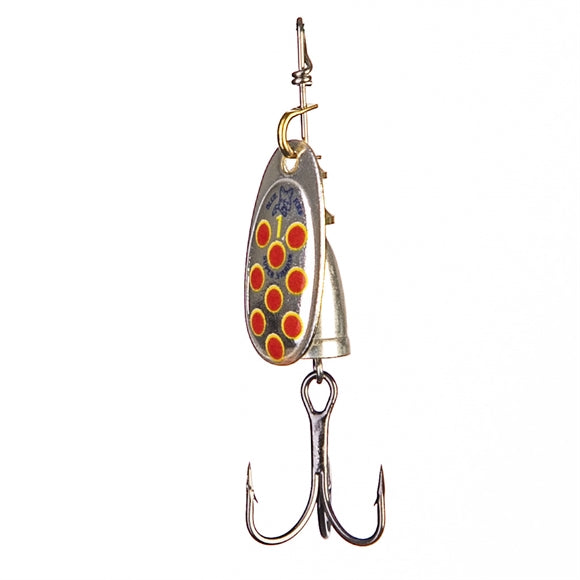 Rapala Blue Fox Vibrax Hot Pepper Spinner - Silver Yellow Red