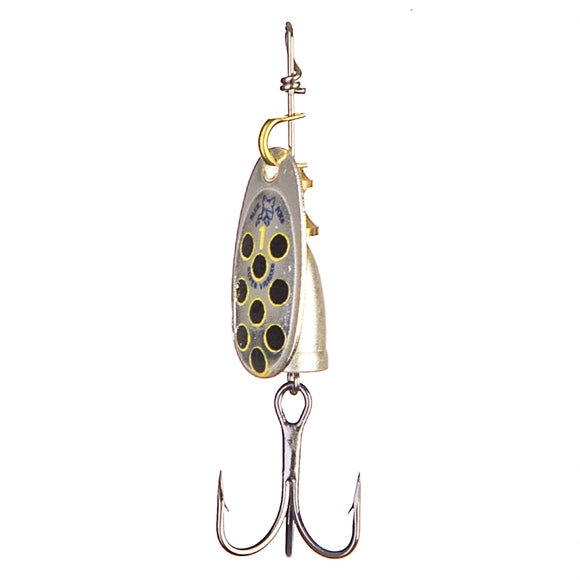 Rapala Blue Fox Vibrax Hot Pepper Spinner - Silver Yellow Black