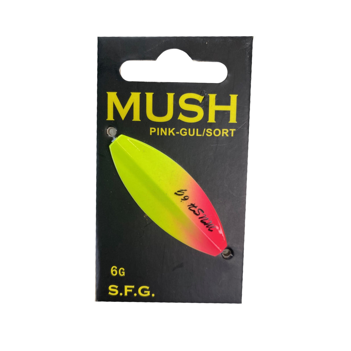 MUSH Gennemløbsblink - Pink-Gul/Sort