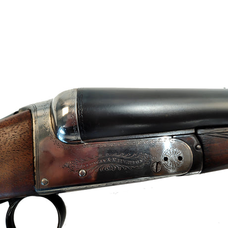 Hollow og Naughton Boxlock Haglgevær - Kal. 12/70 - S/S
