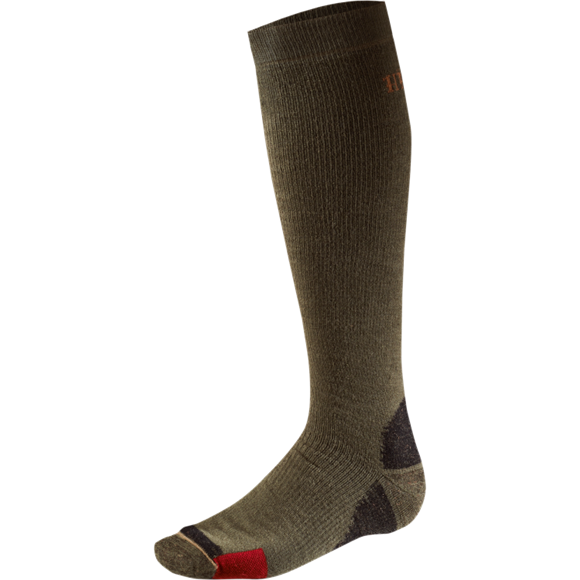 Härkila Big Game Compression Long Strømper - Unisex - Dark green
