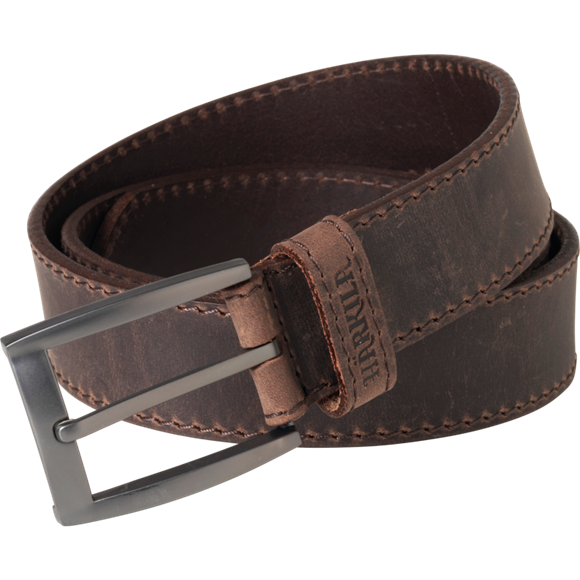 Härkila Arvak læder livrem - Unisex - Deep brown