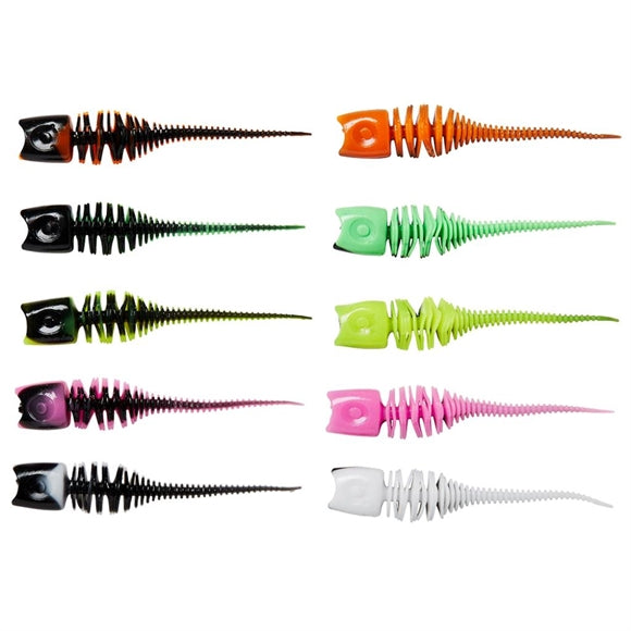 DAM Effzett Garlic Trout Gummiagn - UV Yellow/Black