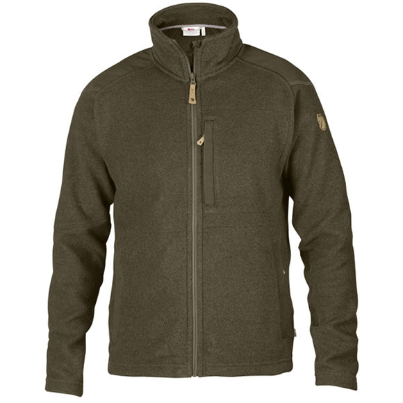 Fjällräven Buck Fleece M - Herre fleecetrøje - Dark Olive