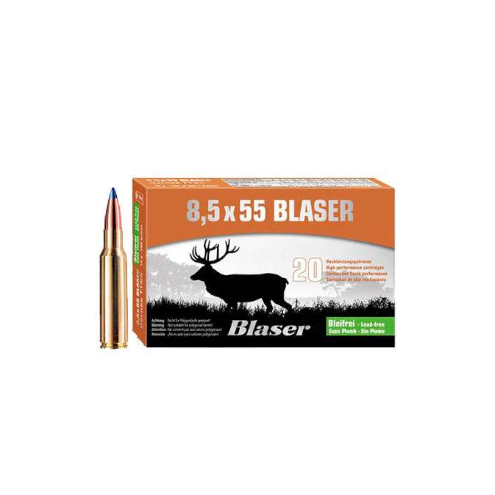 Blaser Riffelpatroner - Kal. 8,5x55 Blaser
