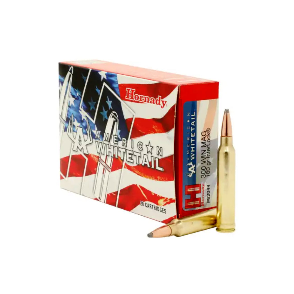 Hornady American Whitetail Riffelpatroner - Kal. 300 Win. Mag.