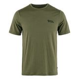 Fjällräven Abisko Wool Logo SS M T-Shirt - Herre - Laurel Green