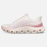 Skechers Slip-ins: Arch Fit Glide-Step Wave Sko - Dame - Natural/Pink