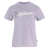 Fjällräven Archive Logo T-Shirt - Dame - Lavender Mist